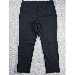 Chicos Womens Pants Size 12‎ Black Pull On Stretch Career Dress Casual